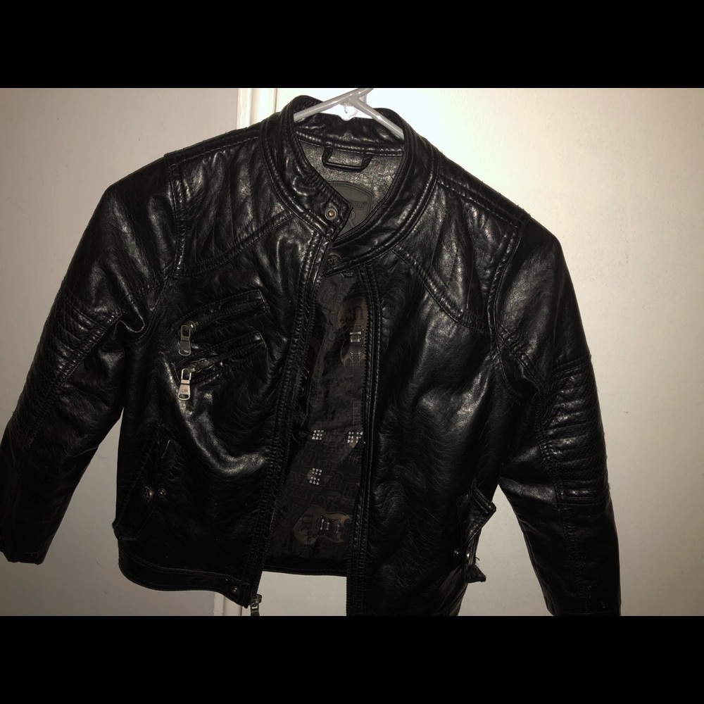 Boys leather jacket